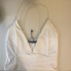 Boohoo White Bralette